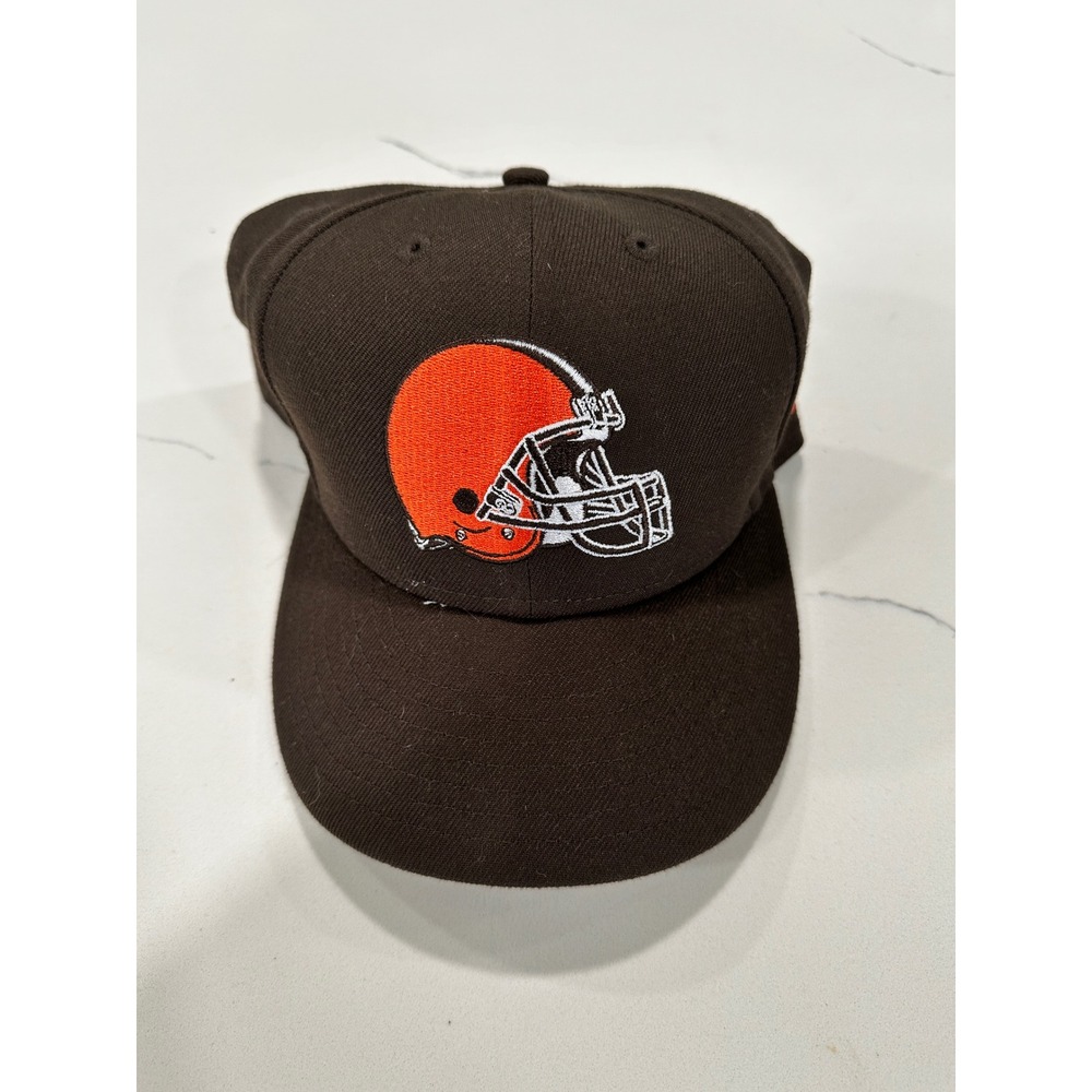 New Era Cleveland Browns NFL Hat Fitted 59FIFTY Low Profile Size 7‎ 3/4